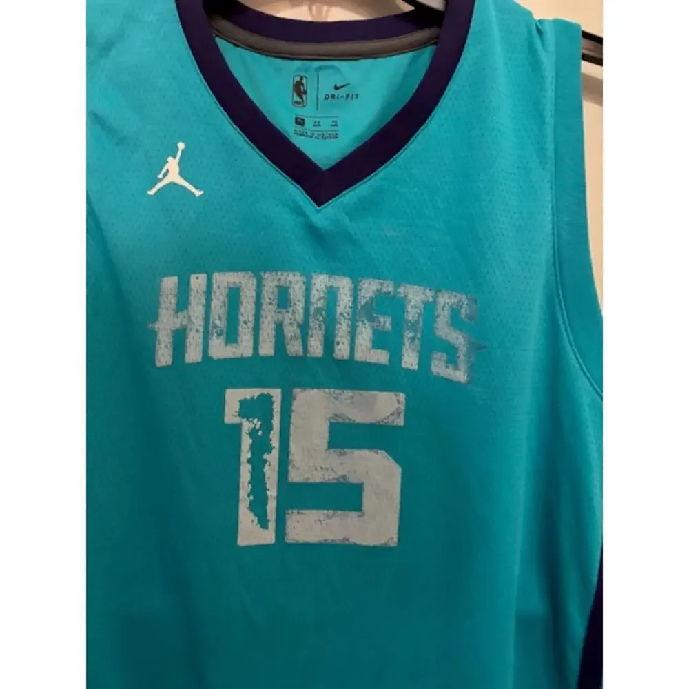 Kemba Walker #15 Charlotte Hornets Nike Jordan Swingman Jersey Mens XL